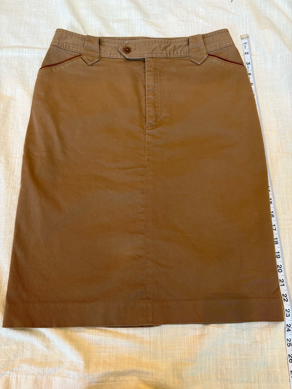 Lauren Ralph Lauren brown pencil skirt size 8
